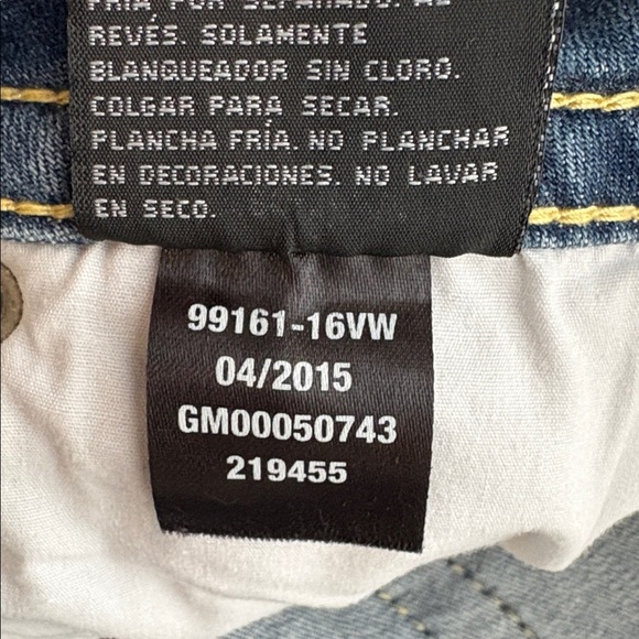 Harley-Davidson Skinny Embellished Low-Rise Wash Jeans 99161-16VW Size 6 - Picture 15 of 16